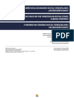 El Niño en El Escenario Social Venezolano ¿Un Ser Despojado?