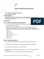 17.5.9-Packet-Tracer - Interpret-Show-Command-Output - es-XL - Comando Show