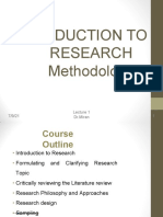 Introduction To Research Methodology: 7/9/21 DR - Miran 1