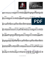 Bella Ciao Flauta Sheet Music Partitura Partes-Flauta 1