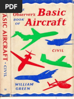 Observer's Book of Basic Aircraft Civil Reprint 1968