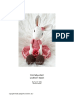 Crochet Pattern Madelein Rabbit: by Francis Sinke