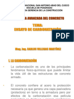 CLASE 11 - ENSAYO DE CARBONATACIONL EN EL CONCRETO