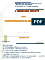 Clase 13 - Cusco - Control de La Calidad Del Concreto