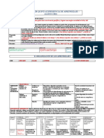 Planificador Quinta Experiencia de Aprendizaje - Viagosto