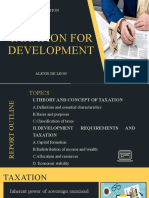 Fiscal Administration: Taxation For Development