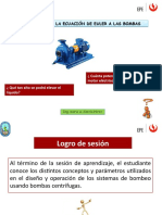 Aplicación de Ecuación de Euler-Bombas