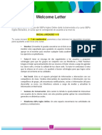 1) Inicial - UNADM - Welcome Letter Sii