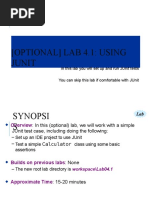 (Optional) Lab 4.1: Using Junit