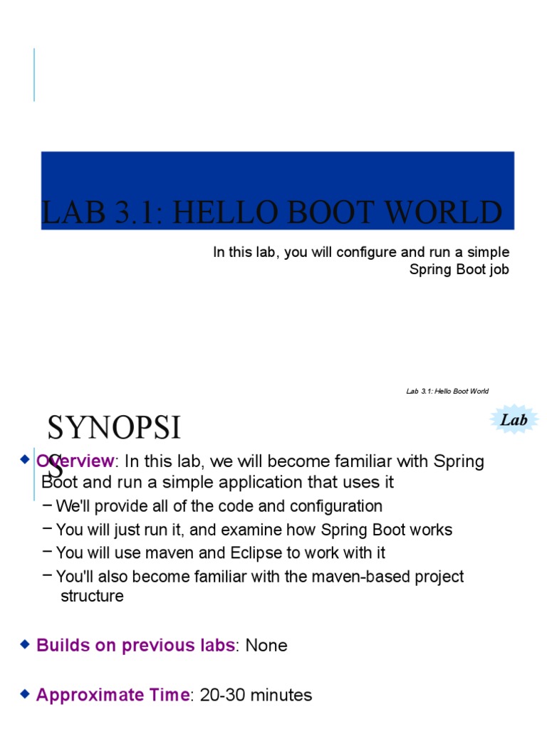 Spring Boot Setup & Execution Guide | PDF | Computing | Systems Engineering