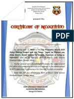 Certificate of Recognition Drawin