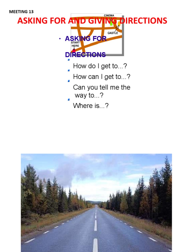 Asking for and Giving Directions | PDF