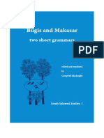 Bugis and Makasar: Two Short Grammars