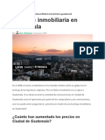 Fiebre inmobiliaria Guatemala