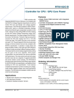 Single-Phase PWM Controller for CPU / GPU Core Power Supply