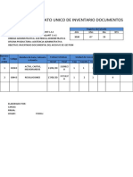 Formato Unico de Inventario Documentos