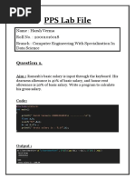 PPS LAB FILE Practical