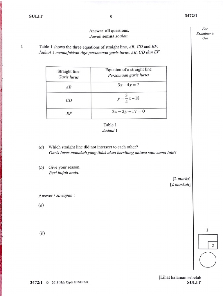 Sbp 2018 add maths paper 1 pdf