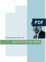Ratan Naval Tata: Biographical Study of