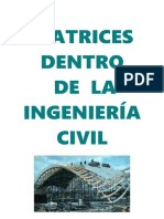 Matrices en La Ingenieria Civil