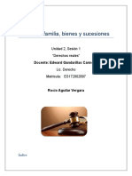 Personas, Familia, Bienes y Sucesiones: Unidad 2, Sesión 1 "Derechos Reales"