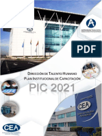 Plan Institucional de Capacitación 2021