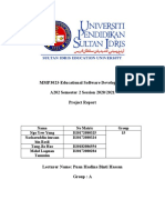 MMP3023-Educational Software Development A202 Semester 2 Session 2020/2021 Project Report