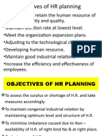 Objectives and Linkage of HR Planning