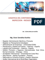Logistica Del Contenedores Inspeccion - Riesgos: Mg. César Zamalloa Dueñas