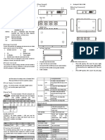 USB8232I Interface Converter Quick Installation Guide: 【Panel Design】 【Mounting Dimension】