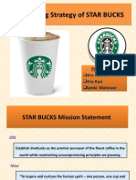 Marketing Strategy of STAR BUCKS PPT ..Final