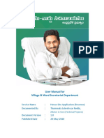 User Manual For Village & Ward Secretariat Department