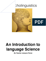 Psycholinguistics: An Introduction to Language Science
