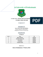 Bangladesh University of Professionals: Assignment 2