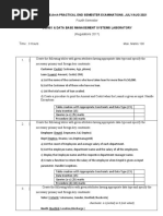 CS8481 DBMS Lab QN