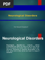 Neurological Disorders: Prof. Bernardo Fernandez II