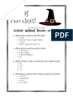 Sorting Hat Quiz