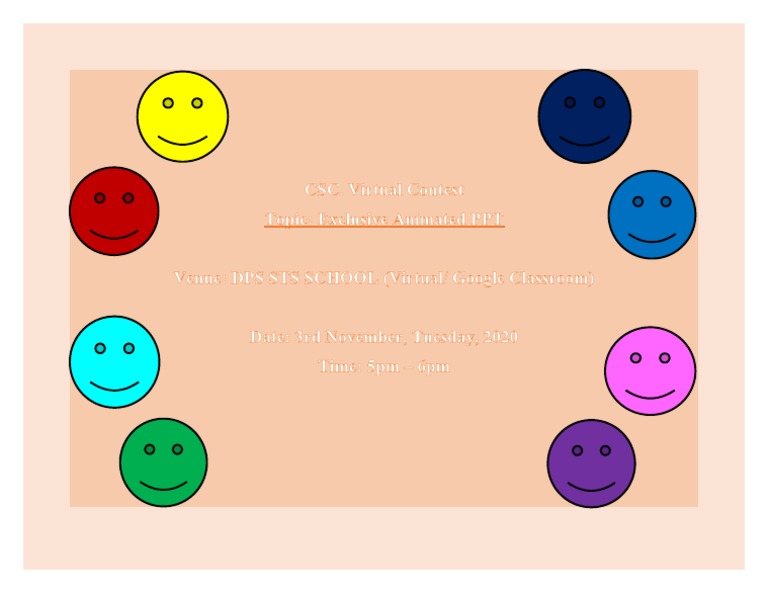 CSC. Virtual Contest Topic: Exclusive Animated | PDF | Games ...