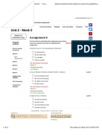 Unit 2 - Week 0: Assignment 0