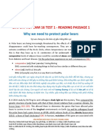 Phân tích & Giải thích chi tiết IELTS Reading CAM 16 - Test 1 Passage 1 2