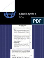 Terrestrial Navigation: BSC Sem I Unit 1 - Earth