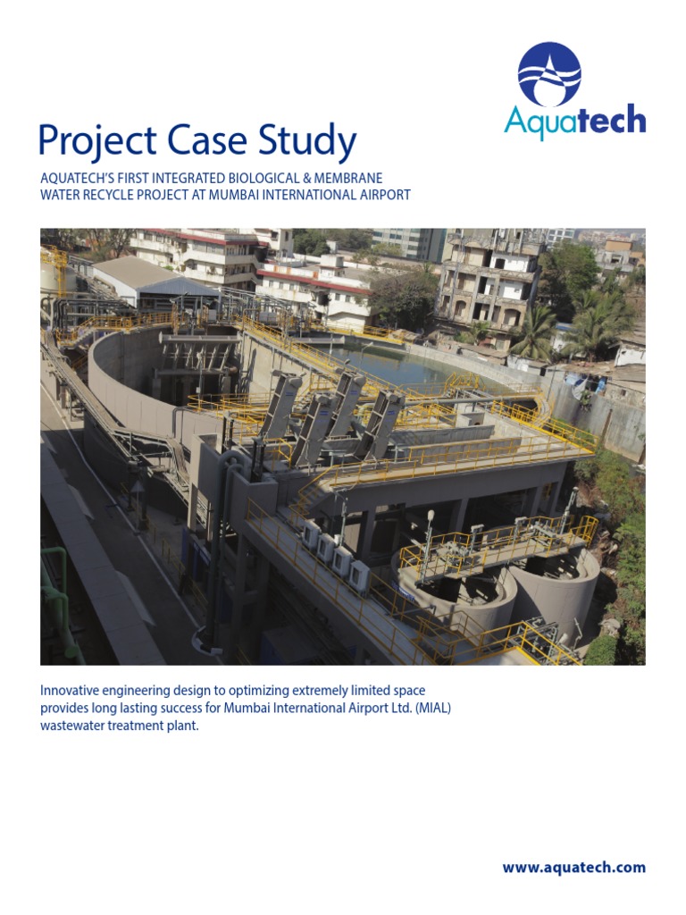 Aquatech India MIAL Wastewater Project Profile | PDF | Sewage Treatment ...