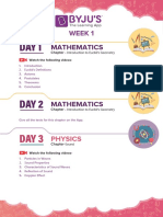 Study Plan 03 Class 09 Byju