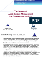The Secrets of Audit Project Management For Government Auditors