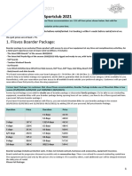 Flisvos Sport Pricelist 2021