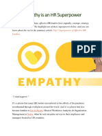 Why Empathy Is An HR Superpower