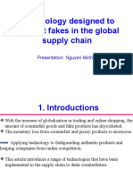 Technology Designed To Combat Fakes in The Global Supply Chain