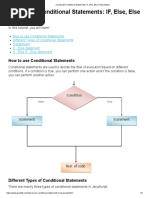 JavaScript Conditional Statements - IF, Else, Else IF (Example)