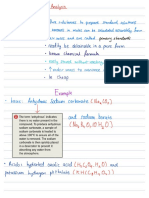 UNIT4AOS1 - How Can The Diversity of Carbon Compounds Be Explained and Categorised - Analysis of Organic Compounds by Volumetric Analysis