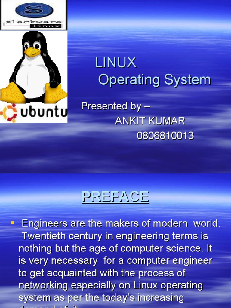 Ppt Linux Os